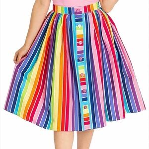 Hell Bunny Over the Rainbow skirt